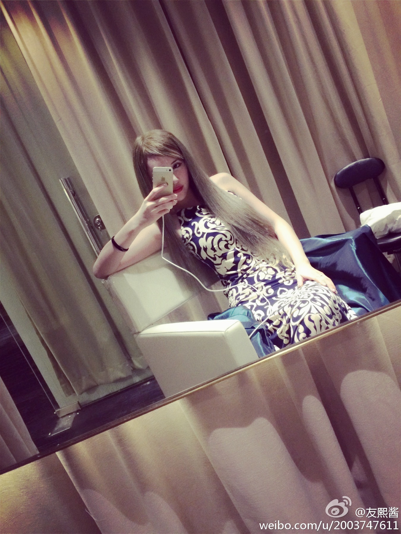 G罩美胸 火爆的辣子 友熙酱 微博自拍破解私密图片 1